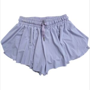 Liberty Purple Athletic Shorts with Elastic Waistband